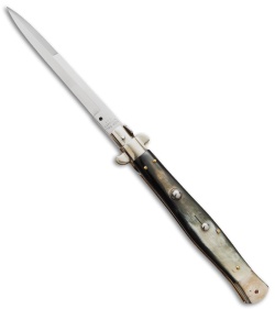 AGA Campolin 13" Picklock Automatic Italian Stiletto Brazilian (6" Satin Bayo)