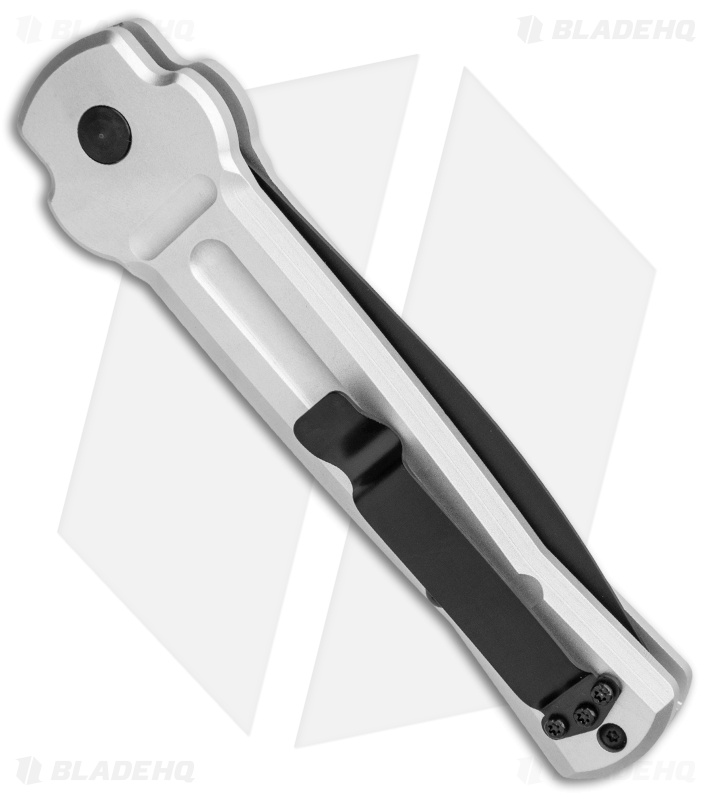 AKC X-treme Ace Automatic Knife Silver Black  