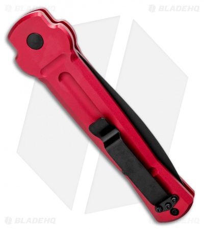 AKC X-treme Ace Automatic Knife Red (3.6" Black)