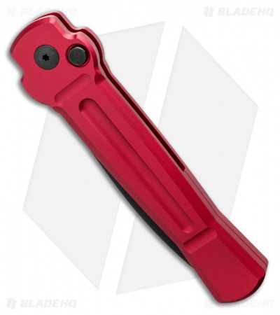 AKC X-treme Ace Automatic Knife Red (3.6" Black)