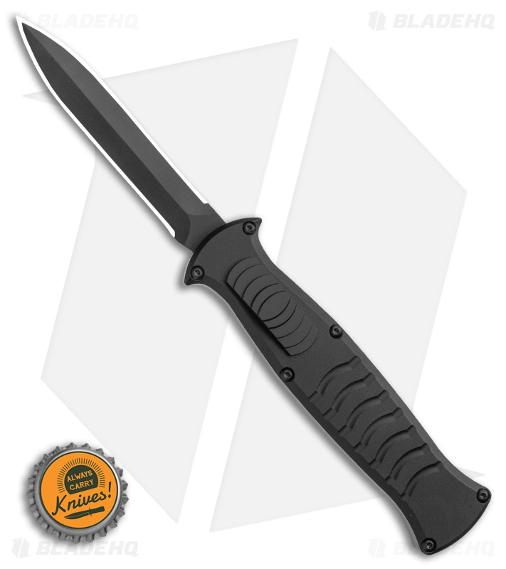 AKC X-treme EVO OTF D/E Automatic Knife Black (3.5" Black) Dagger