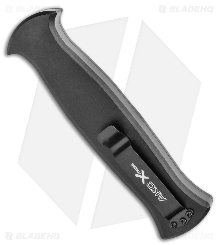 AKC X-treme EVO OTF D/E Automatic Knife Black (3.5" Black) Dagger