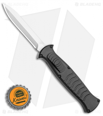 AKC X-treme EVO Dagger OTF Automatic Knife Black w/ Pocket Clip (3.5" Black)