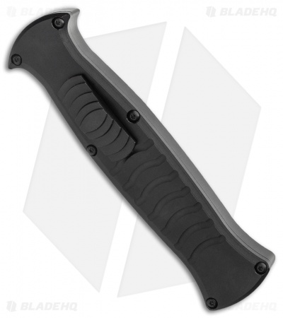 AKC X-treme EVO Dagger OTF Automatic Knife Black w/ Pocket Clip (3.5" Black)