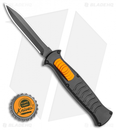 AKC X-treme EVO OTF Automatic Knife Black / Orange Slide (3.5" Black) Dagger