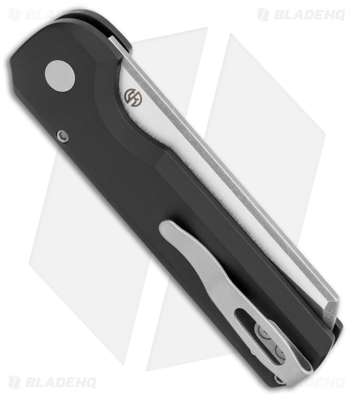 Arcform Slimfoot Automatic Knife Black Aluminum (3.125" Acid Stonewash)