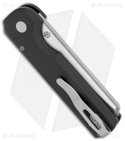 Arcform Slimfoot Automatic Knife Black Aluminum (3.125" Acid Stonewash)