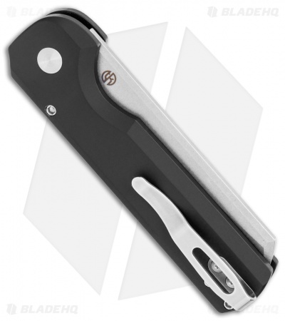 Arcform Slimfoot Automatic Knife Black Aluminum (3.125" Stonewash)