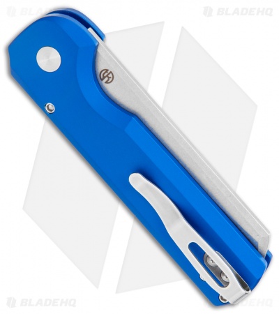 Arcform Slimfoot Automatic Knife Blue Aluminum (3.1" Stonewash)