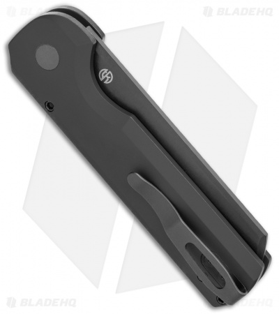 Arcform "Darcform" Slimfoot Automatic Knife Black Aluminum (3.125" Black)