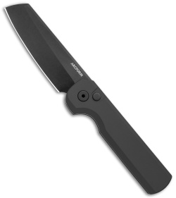 Arcform "Darcform" Slimfoot Automatic Knife Black Aluminum (3.125" Black)