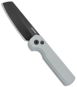 Arcform Slimfoot Automatic Knife Gray Aluminum (3.1" Black)