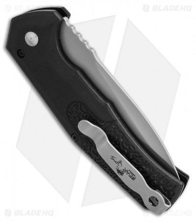 Bear Ops Bold Action VI  Automatic Knife Black (3.25" Bead Blast) AC-600-B7-P