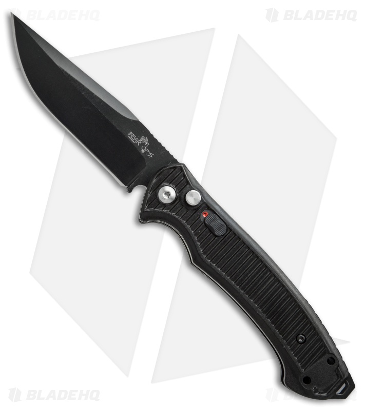 Bear OPS Bold Action VII Automatic Knife Black Zytel (3.375" Black) 