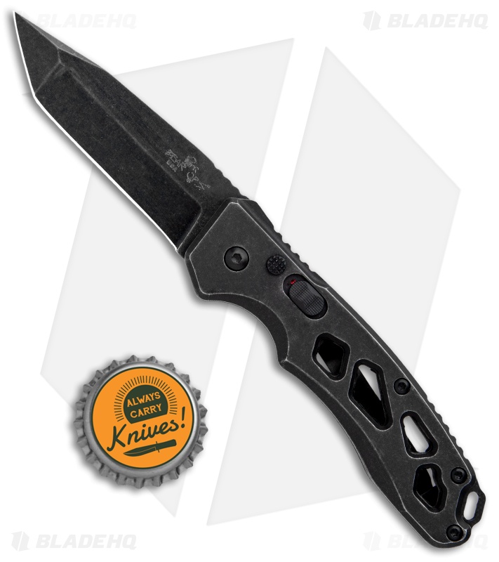 Bear OPS Bold Action XII Tanto Automatic Knife Titanium AC-1200-Ti-SW