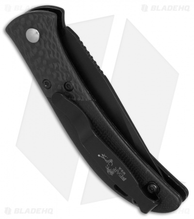 Bear OPS Bold Action IX Automatic Knife Black G-10/ Carbon Fiber (2.8" Black) 