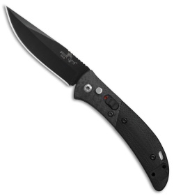 Bear OPS Bold Action IX Automatic Knife Black G-10/ Carbon Fiber (2.8" Black) 