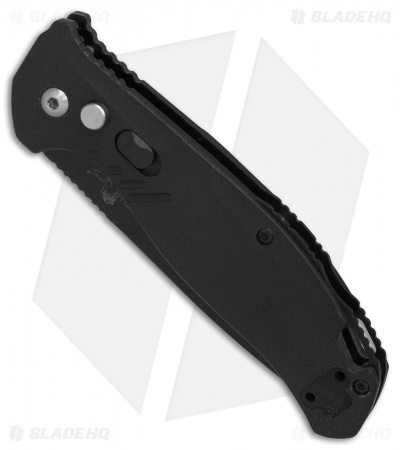 Bear OPS Bold Action XI  Automatic Knife Black G-10 (3.25" Black) 