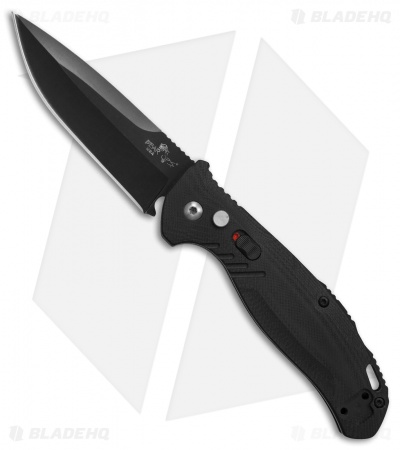 Bear OPS Bold Action XI  Automatic Knife Black G-10 (3.25" Black) 