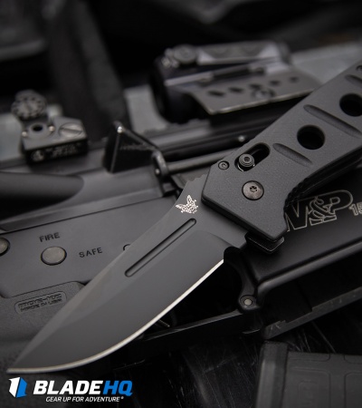 Benchmade 2750 Adamas Automatic Knife w/ Black Handle (3.82" Black) 2750BK