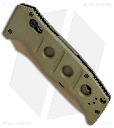 Benchmade Adamas Automatic Knife Olive G-10 (3.8" FE) 2750FE-2
