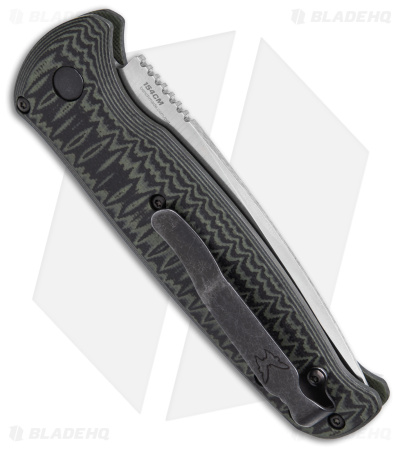 Benchmade CLA Compact Lite Auto Knife Green/Black G-10 (3.4" Satin) 4300-1