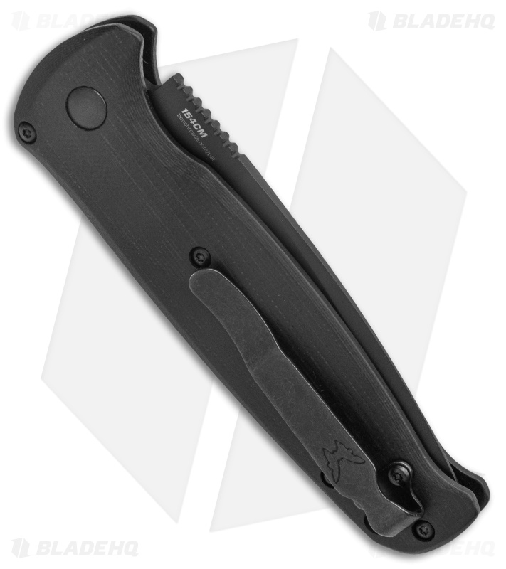 Benchmade CLA Drop Point Automatic Knife Black G-10 (3.4