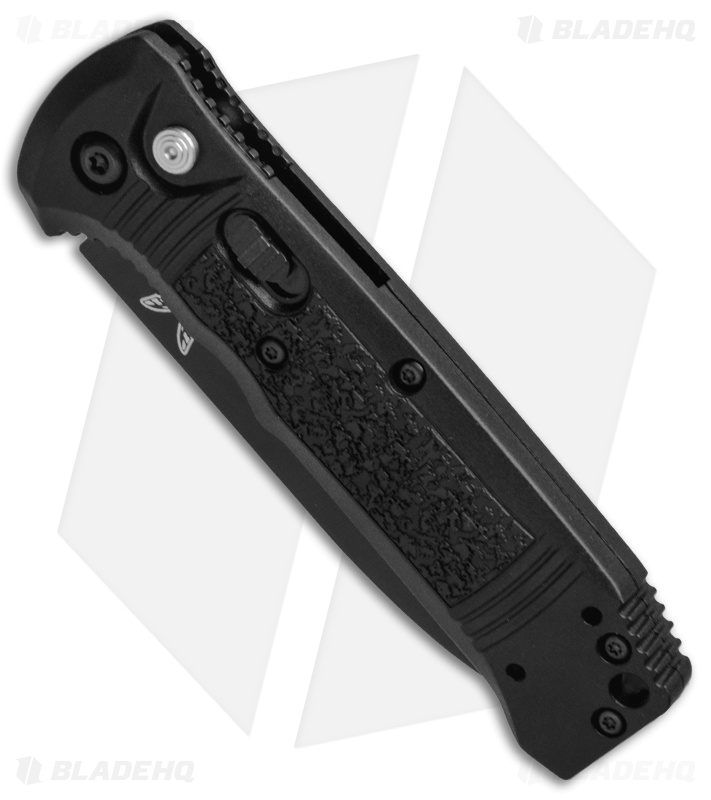 Benchmade 4400SBK Casbah Automatic Knife Black Grivory (3.4" Black Serr) 