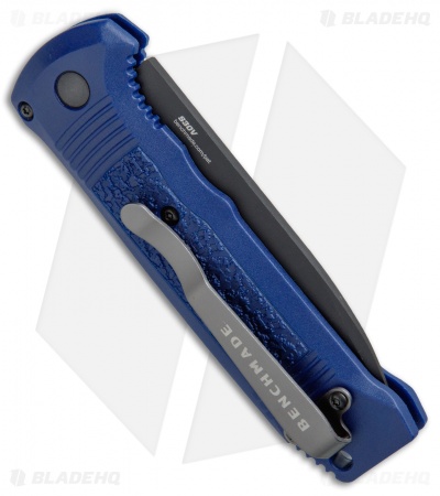 Benchmade 4400SBK-1 Casbah Automatic Knife Blue Grivory (3.4" Black Serr) 
