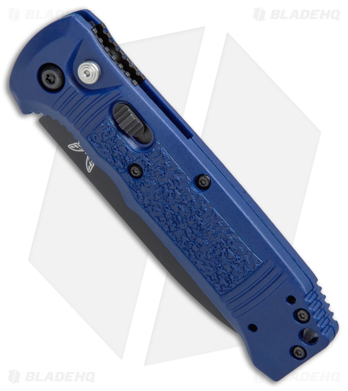 Benchmade 4400SBK-1 Casbah Automatic Knife Blue Grivory (3.4" Black Serr) 