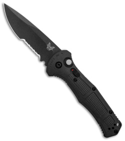 Benchmade Claymore Automatic Knife Black Grivory (3.6" Black Serr) 9070SBK*DISC*