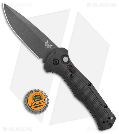 Benchmade Claymore Automatic Knife Black Grivory (3.6" Black) 9070BK