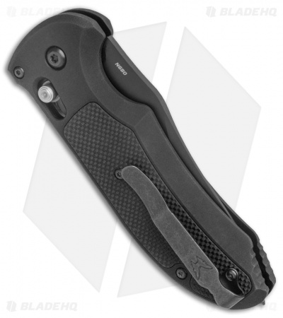 Benchmade Triage AXIS Lock Automatic Knife (3.58" Black Serr) 9170SBK