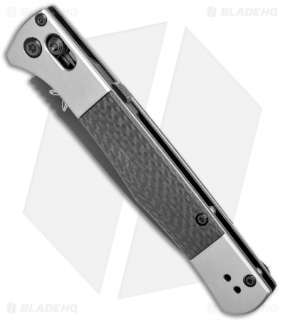Benchmade Auto Fact AXIS Lock Knife Aluminum/CF (4" Black DLC) 4170BK