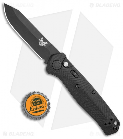 Benchmade Mediator Automatic Knife Black G-10 (3.3" Black) 8551BK 
