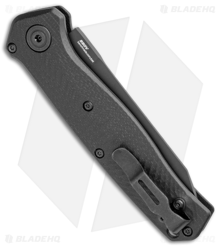 Benchmade Mediator Automatic Knife Black G-10 (3.3" Black) 8551BK 