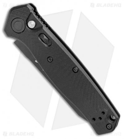 Benchmade Mediator Automatic Knife Black G-10 (3.3" Black Serr) 8551SBK 