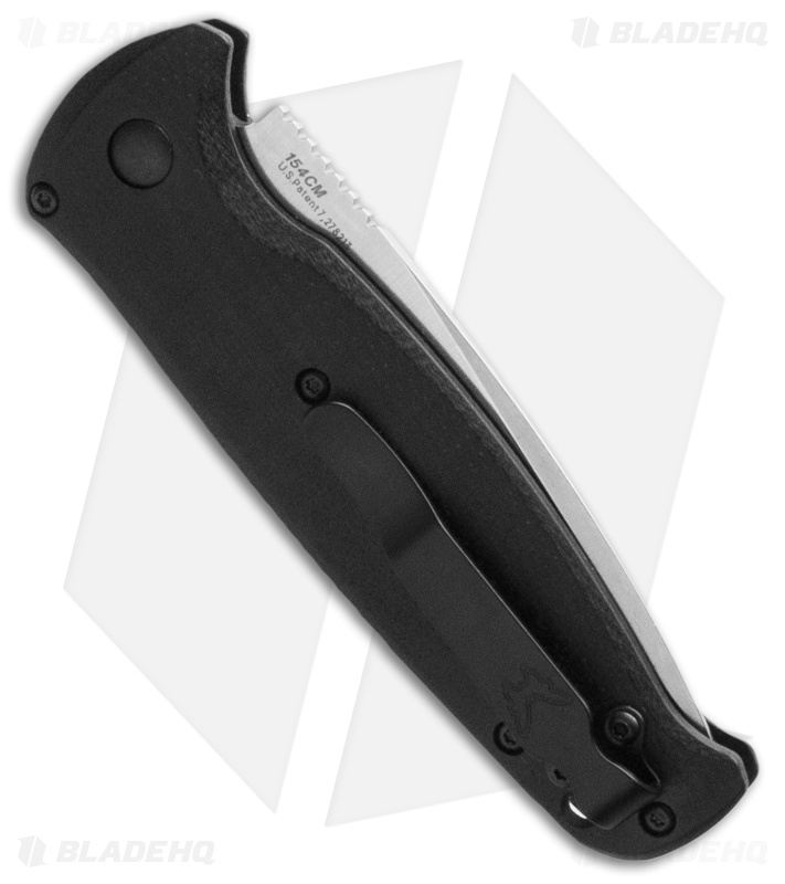 Benchmade CLA Drop Point Automatic Knife Black G-10 (3.4" Stonewash) 4300 