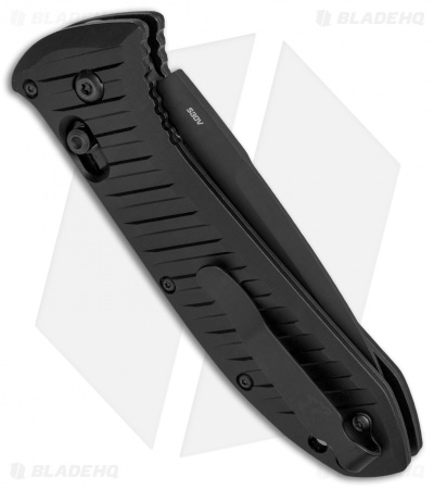 Benchmade 5700SBK Auto Presidio II Automatic Knife  (3.7" Black Serr) 