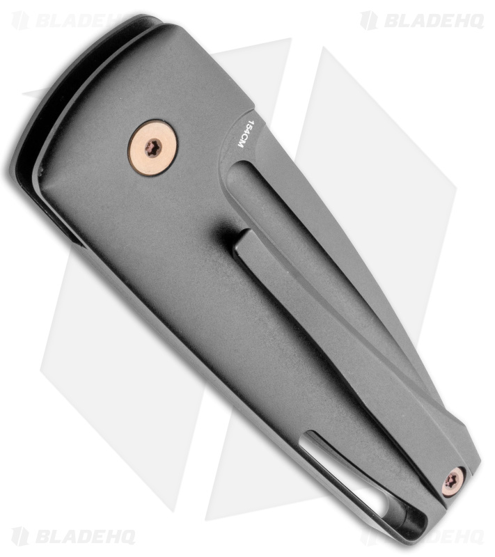Boker Plus Harlock Automatic Knife Black Stainless Steel (2" Black) 01BO392N