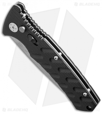 Boker Plus Strike Drop Point Automatic Knife (3.25" Stonewash)