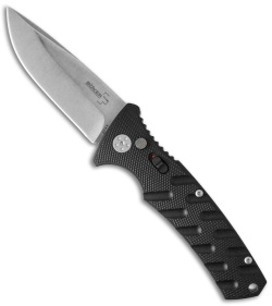 Boker Plus Strike Drop Point Automatic Knife (3.25&quot; Stonewash) | 41146