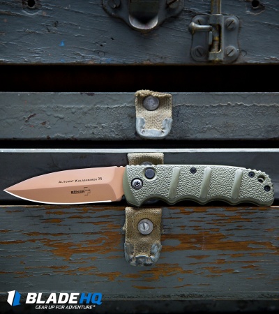 Boker Kalashnikov Auto Knife, Box Cutter Blade [Exclusive]