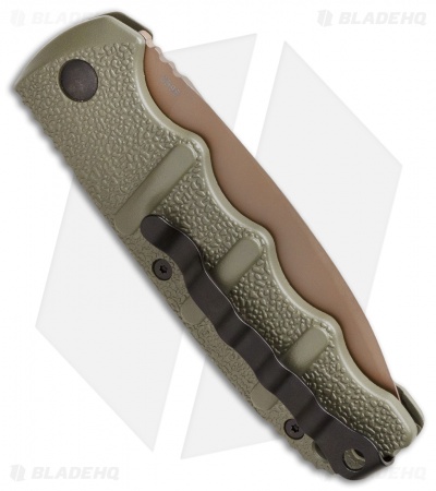 Boker Desert Warrior Kalashnikov Dagger Automatic Knife OD Green (3.3" D2)