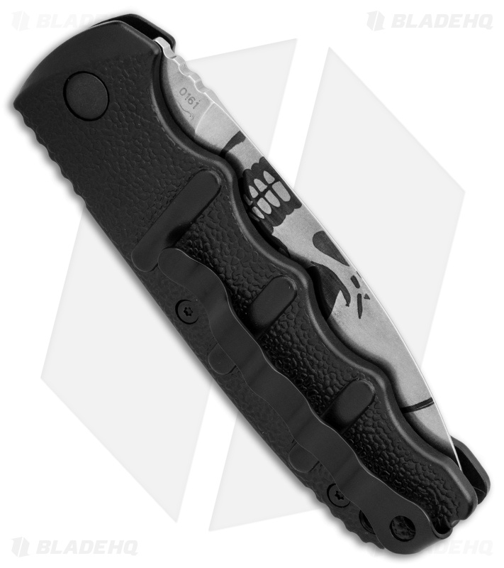 Boker Skull Kalashnikov Dagger Automatic Knife (3.25" Stonewash D2)