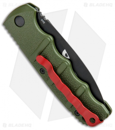 Boker Warhawk Kalashnikov Dagger Automatic Knife Green (3.25" Black D2)
