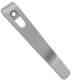 Flytanium Pocket Clip for Boker Kalashnikov - Bead Blast Titanium