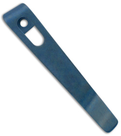 Flytanium Pocket Clip for Boker Kalashnikov - Blue Anodized Titanium