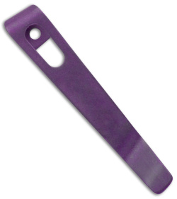 Flytanium Pocket Clip for Boker Kalashnikov - Purple Anodized Titanium