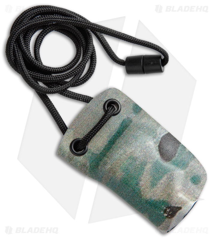 Linos Kydex Sheath for Boker Kalashnikov w/ Neck Cord - Green Camo